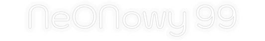 Personalizowany neon: NeONowy 99