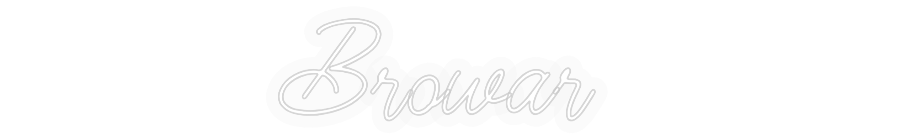 Personalizowany neon: Browar