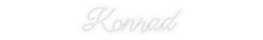 Personalizowany neon: Konrad