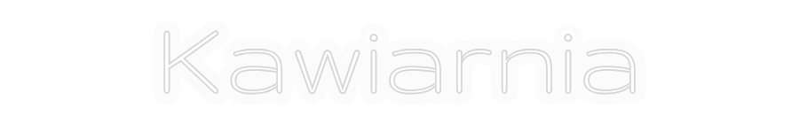 Personalizowany neon: Kawiarnia