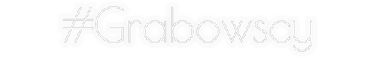 Personalizowany neon: #Grabowscy