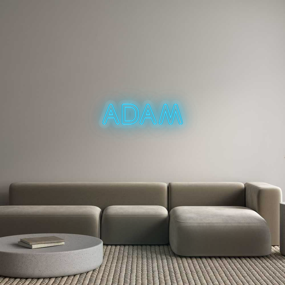 Personalizowany neon: ADAM