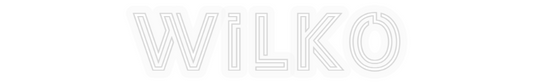 Personalizowany neon: WiLkO