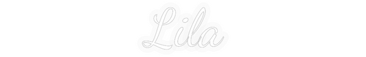 Personalizowany neon: Lila