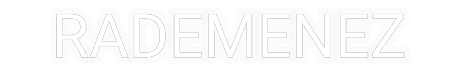 Personalizowany neon: RADEMENEZ
