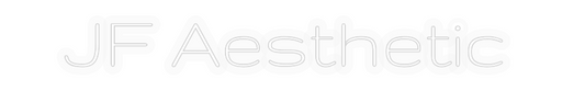 Personalizowany neon: JF Aesthetic