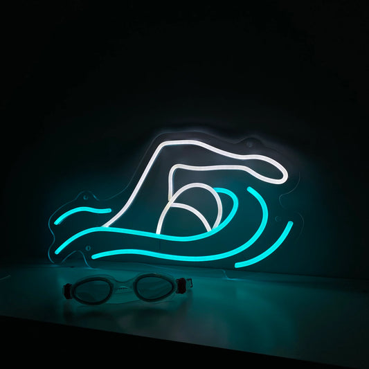 Neon pływak