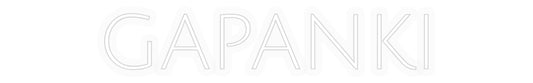 Personalizowany neon: GAPANKI