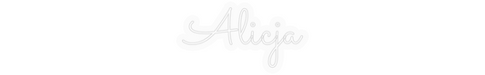 Personalizowany neon: Alicja