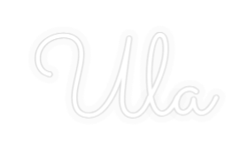 Personalizowany neon: Ula