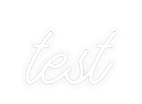Personalizowany neon: test