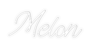 Personalizowany neon: Melon