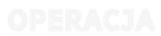 Personalizowany neon: OPERACJA