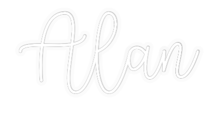 Personalizowany neon: Alan