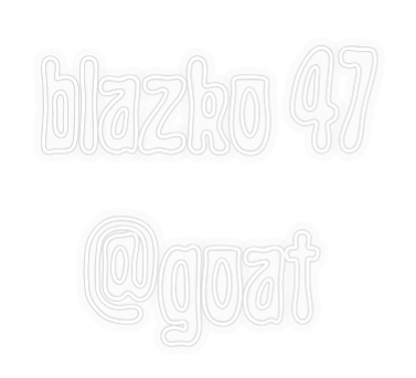 Personalizowany neon: blazko 47
...