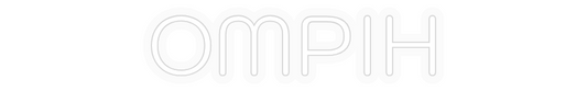 Personalizowany neon: OMPIH