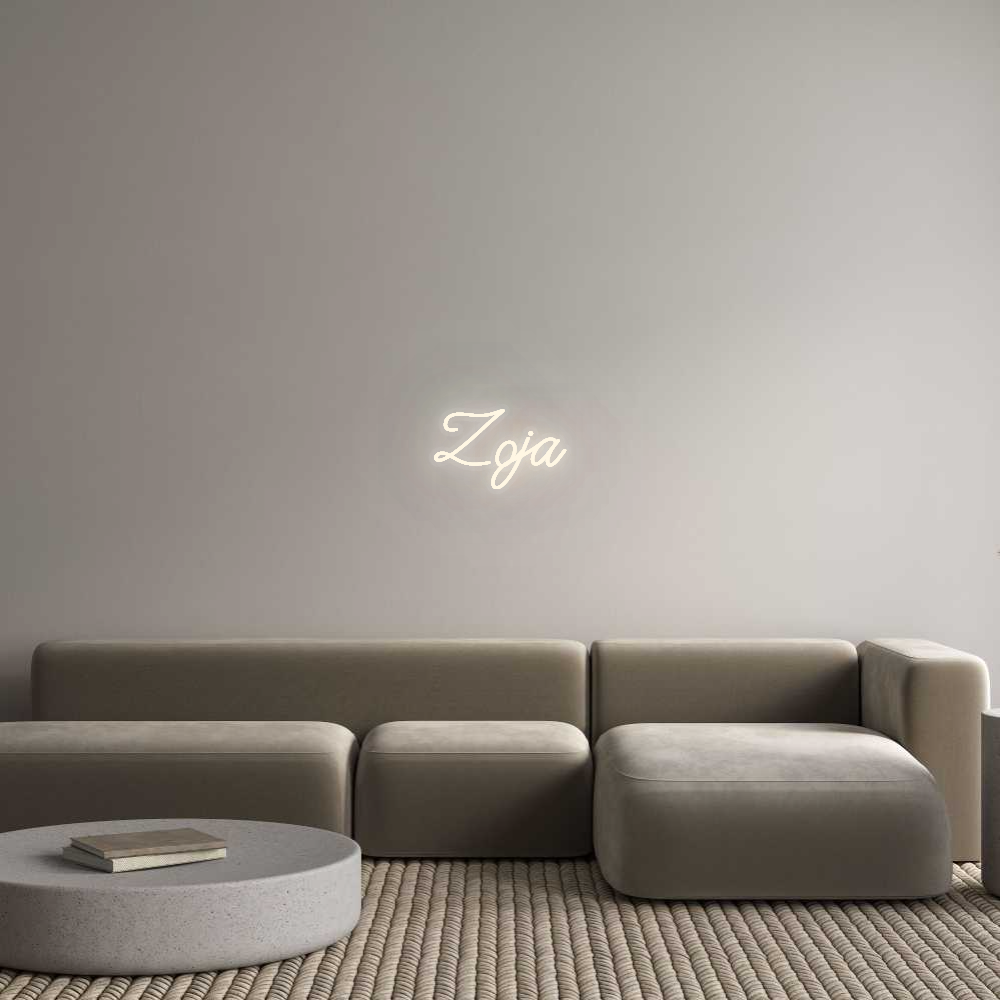Personalizowany neon: Zoja