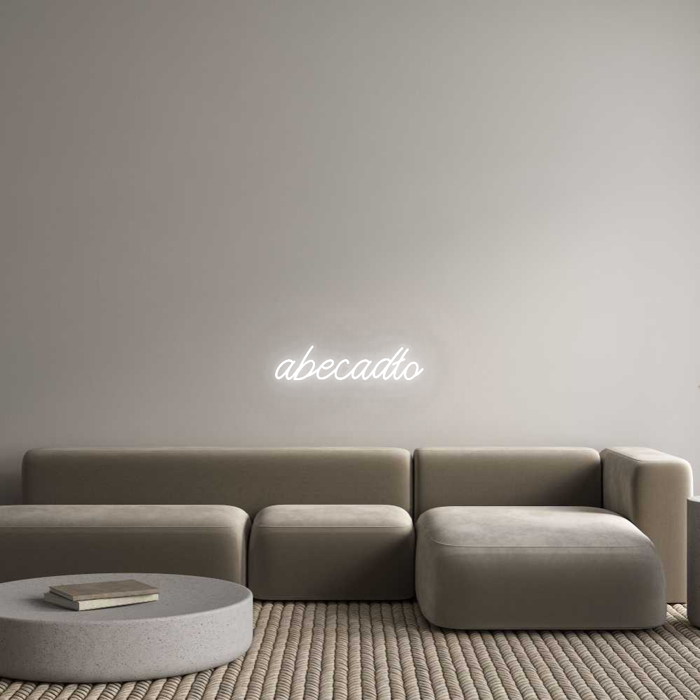 Personalizowany neon: abecadło