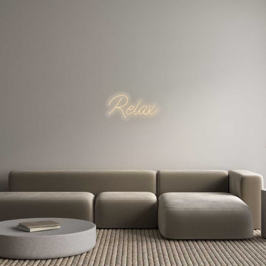 Personalizowany neon: Relax