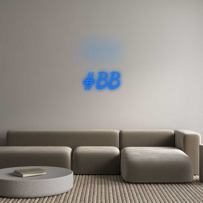 Personalizowany neon: #BB