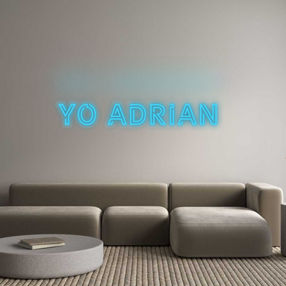Personalizowany neon: YO ADRIAN