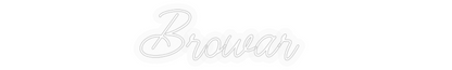 Personalizowany neon: Browar