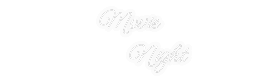 Personalizowany neon: Movie 
     ...
