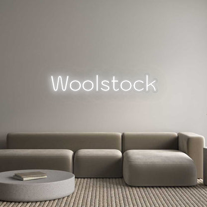 Personalizowany neon: Woolstock