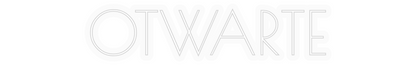 Personalizowany neon: OTWARTE