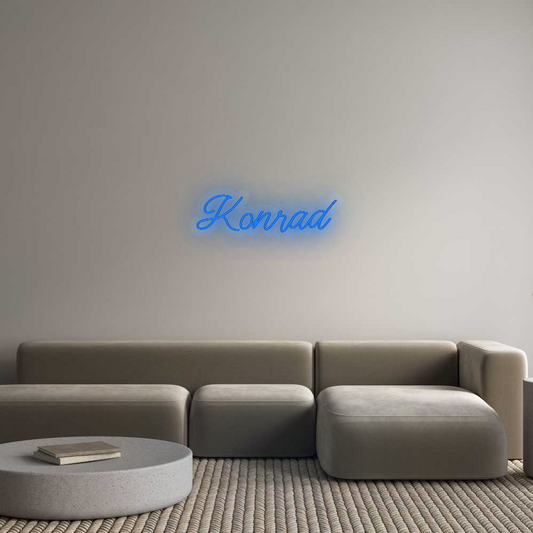 Personalizowany neon: Konrad