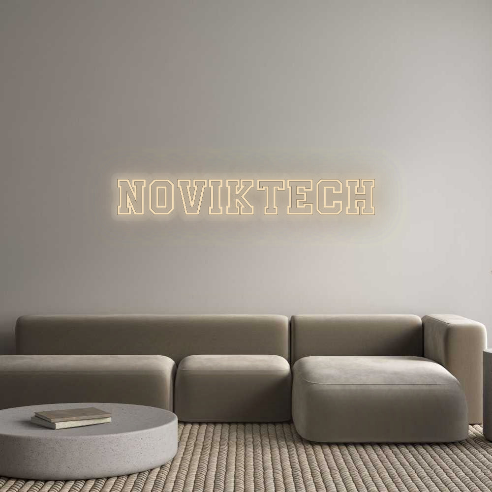 Personalizowany neon: NOVIKTECH