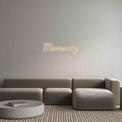Personalizowany neon: Momenty