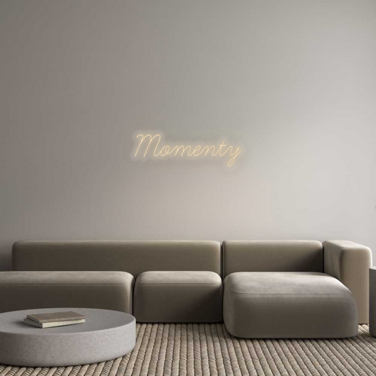 Personalizowany neon: Momenty