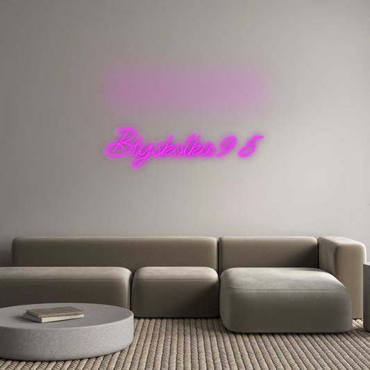 Personalizowany neon: Błyskotka95