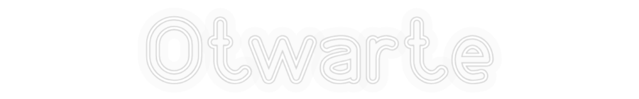 Personalizowany neon: Otwarte