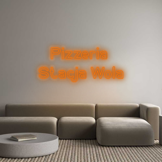 Personalizowany neon: Pizzeria 
St...