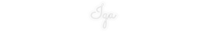Personalizowany neon: Iga