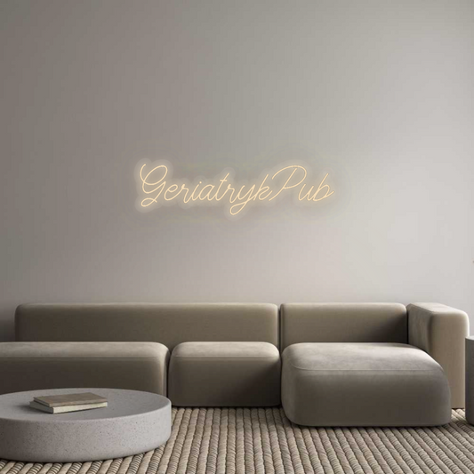 Personalizowany neon: GeriatrykPub