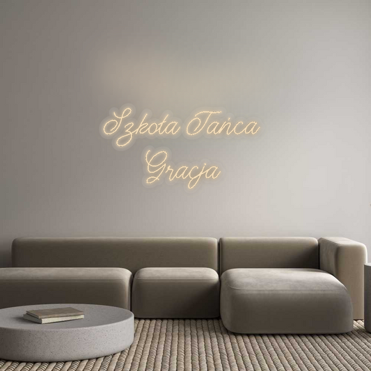 Personalizowany neon: Szkoła Tańca ...