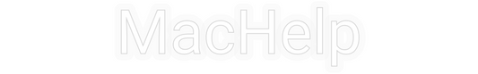 Personalizowany neon: MacHelp
