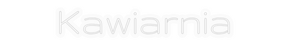 Personalizowany neon: Kawiarnia