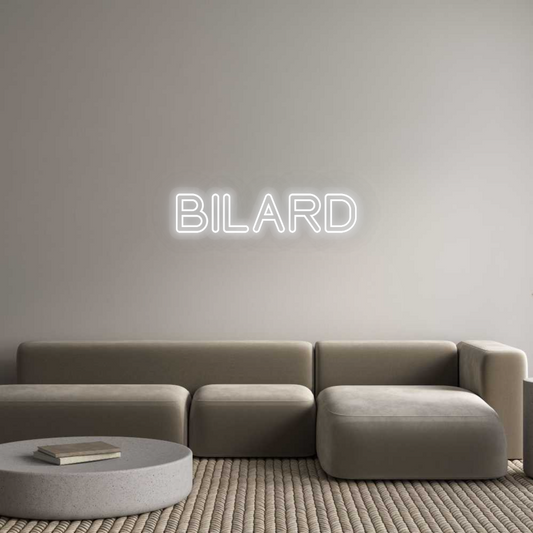 Personalizowany neon: BILARD