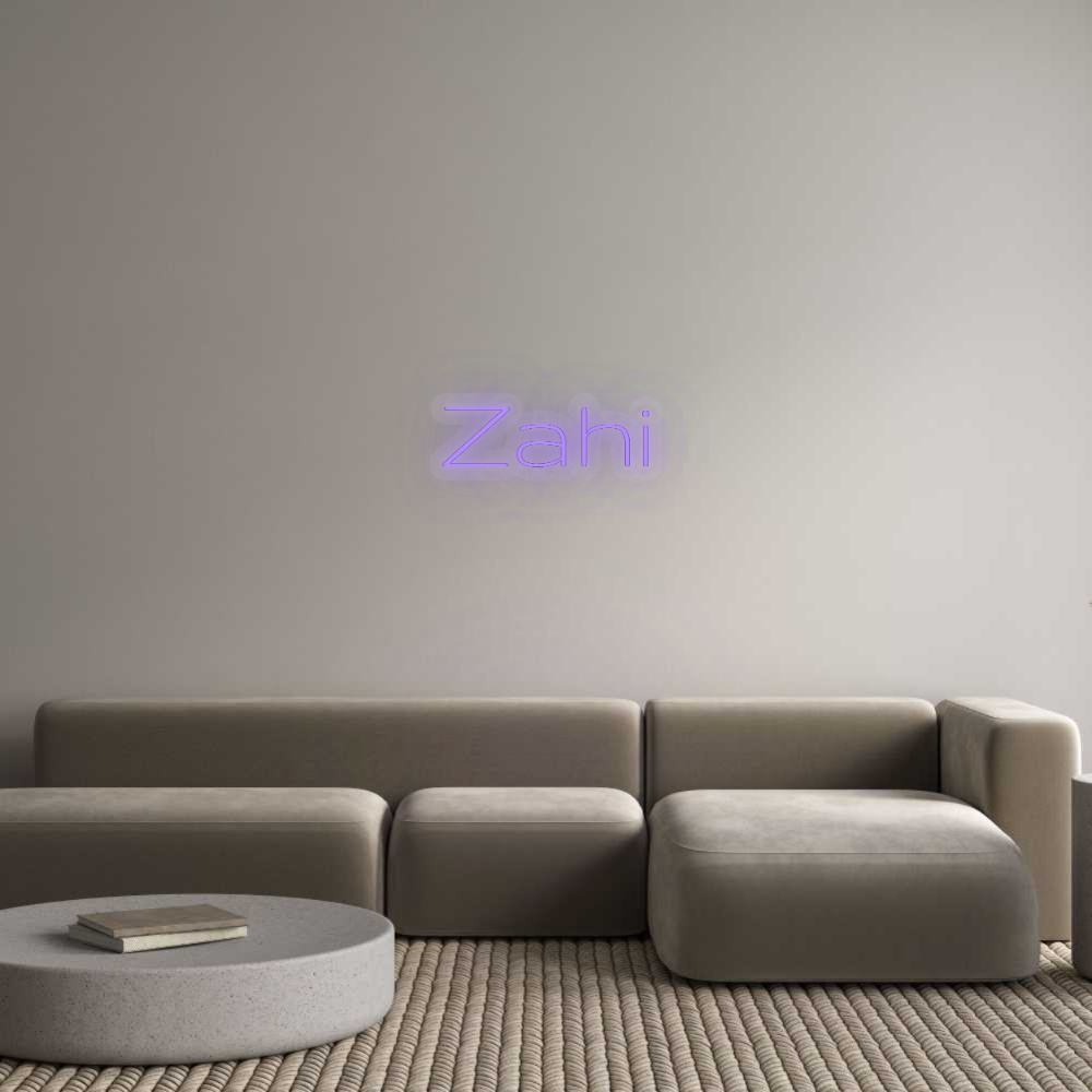 Personalizowany neon: Zahi