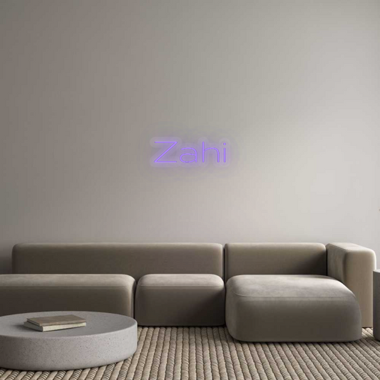 Personalizowany neon: Zahi
