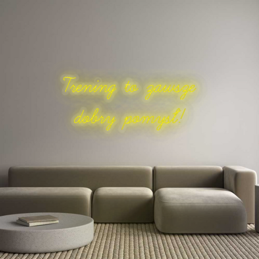 Personalizowany neon: Trening to za...