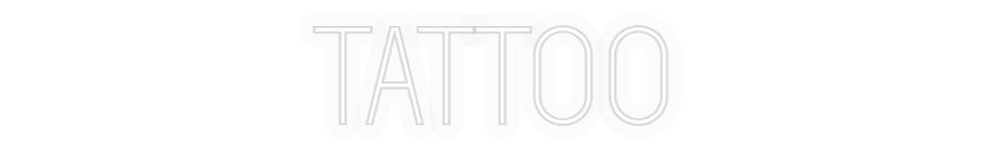 Personalizowany neon: TATTOO