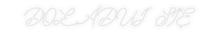 Personalizowany neon: DOŁADUJ SIĘ