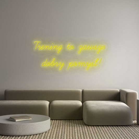 Personalizowany neon: Trening to za...