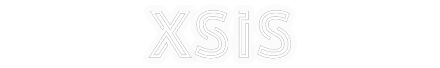 Personalizowany neon: XSIS