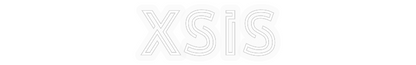 Personalizowany neon: XSIS
